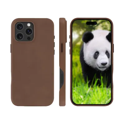 dbramante1928 - Puzdro Roskilde 2 s MagSafe pre iPhone 16 Pro Max, dark tan