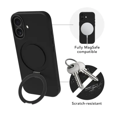 dbramante1928 - Puzdro Roskilde Kick ICON s MagSafe pre iPhone 17, midnight
