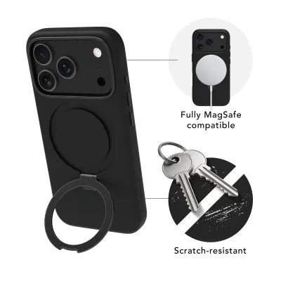 dbramante1928 - Puzdro Roskilde Kick ICON s MagSafe pre iPhone 17 Pro, midnight