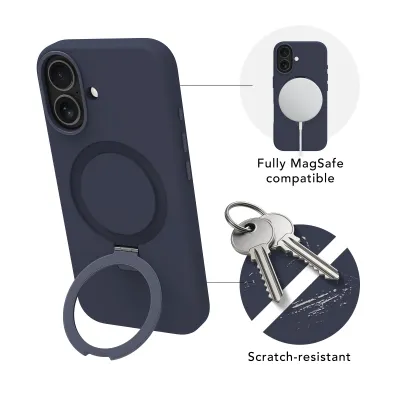 dbramante1928 - Puzdro Roskilde Kick ICON s MagSafe pre iPhone 17, deep water