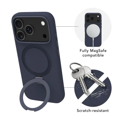 dbramante1928 - Puzdro Roskilde Kick ICON s MagSafe pre iPhone 17 Pro, deep water