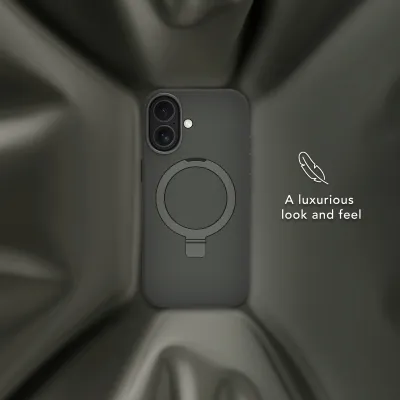 dbramante1928 - Puzdro Roskilde Kick ICON s MagSafe pre iPhone 17, forest shadow