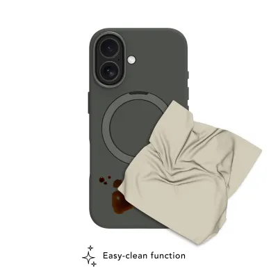 dbramante1928 - Puzdro Roskilde Kick ICON s MagSafe pre iPhone 17, forest shadow