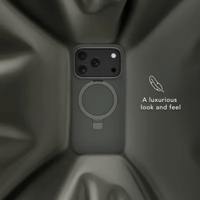 dbramante1928 - Puzdro Roskilde Kick ICON s MagSafe pre iPhone 17 Pro, forest shadow