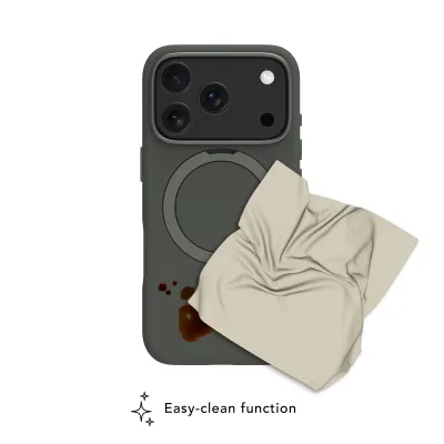 dbramante1928 - Puzdro Roskilde Kick ICON s MagSafe pre iPhone 17 Pro, forest shadow