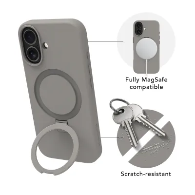 dbramante1928 - Puzdro Roskilde Kick ICON s MagSafe pre iPhone 17, river stone