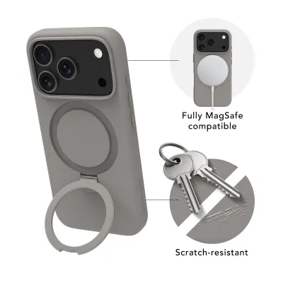 dbramante1928 - Puzdro Roskilde Kick ICON s MagSafe pre iPhone 17 Pro, river stone