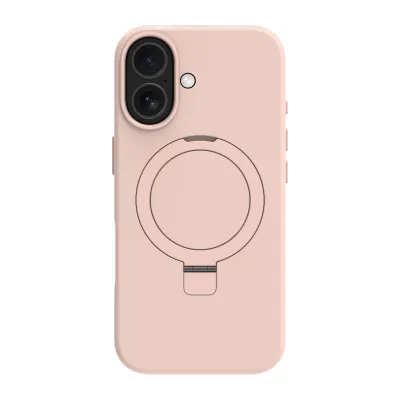dbramante1928 - Puzdro Roskilde Kick ICON s MagSafe pre iPhone 17, pink sand