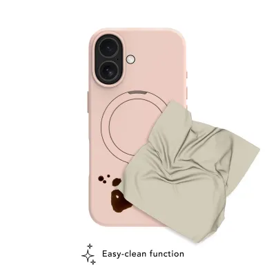 dbramante1928 - Puzdro Roskilde Kick ICON s MagSafe pre iPhone 17, pink sand