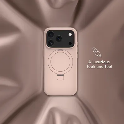 dbramante1928 - Puzdro Roskilde Kick ICON s MagSafe pre iPhone 17 Pro, pink sand
