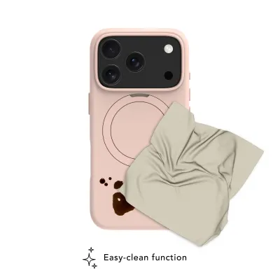dbramante1928 - Puzdro Roskilde Kick ICON s MagSafe pre iPhone 17 Pro, pink sand