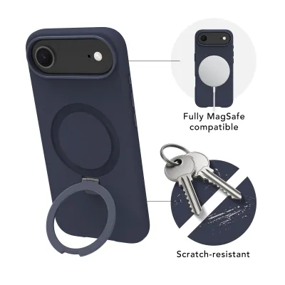 dbramante1928 - Puzdro Roskilde Kick ICON s MagSafe pre iPhone 17 Air, deep water