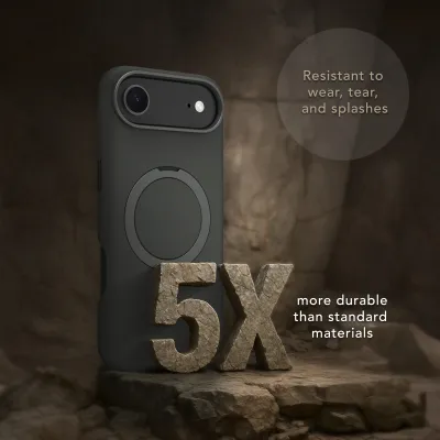 dbramante1928 - Puzdro Roskilde Kick ICON s MagSafe pre iPhone 17 Air, forest shadow
