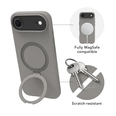 dbramante1928 - Puzdro Roskilde Kick ICON s MagSafe pre iPhone 17 Air, river stone
