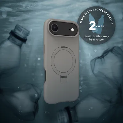 dbramante1928 - Puzdro Roskilde Kick ICON s MagSafe pre iPhone 17 Air, river stone