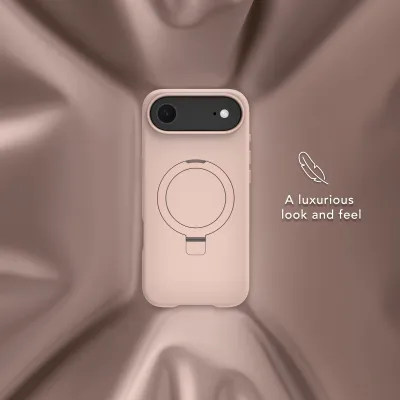 dbramante1928 - Puzdro Roskilde Kick ICON s MagSafe pre iPhone 17 Air, pink sand