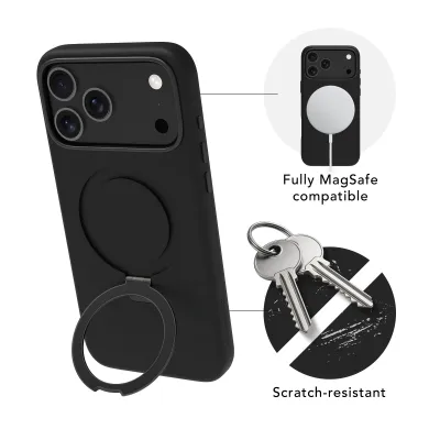 dbramante1928 - Puzdro Roskilde Kick ICON s MagSafe pre iPhone 17 Pro Max, midnight