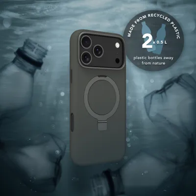 dbramante1928 - Puzdro Roskilde Kick ICON s MagSafe pre iPhone 17 Pro Max, forest shadow