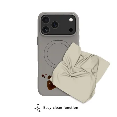 dbramante1928 - Puzdro Roskilde Kick ICON s MagSafe pre iPhone 17 Pro Max, river stone