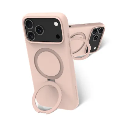 dbramante1928 - Puzdro Roskilde Kick ICON s MagSafe pre iPhone 17 Pro Max, pink sand