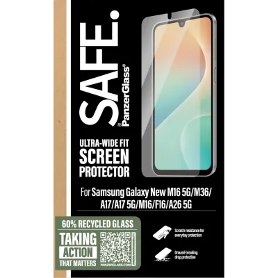 SAFE - Tvrdené sklo UWF pre Samsung Galaxy A17/A17 5G, číra