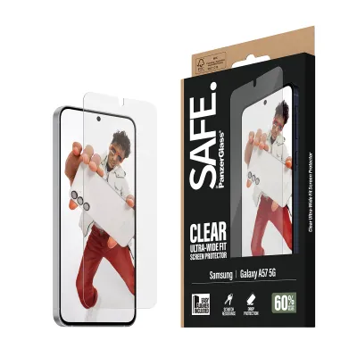 SAFE - Tvrdené sklo UWF s aplikátorom pre Samsung Galaxy A57, číra