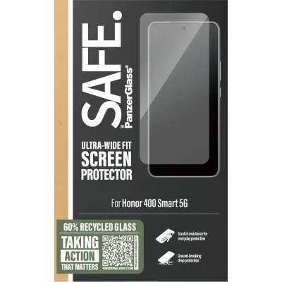SAFE - Tvrdené sklo UWF pre Honor 400 Smart, čierna