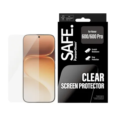 SAFE - Tvrdené sklo UWF pre Honor 600/600 Pro, čierna