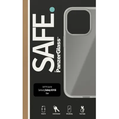 SAFE - Puzdro TPU pre Samsung Galaxy A34 5G, transparentná