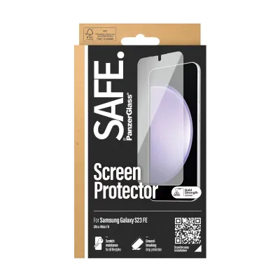 SAFE - Tvrdené sklo UWF pre Samsung Galaxy S23 FE, čierna