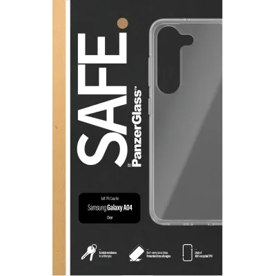SAFE - Puzdro TPU pre Samsung Galaxy A04, transparentná