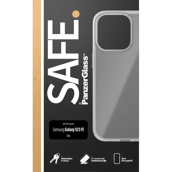 SAFE - Puzdro TPU pre Samsung Galaxy S23 FE, transparentná