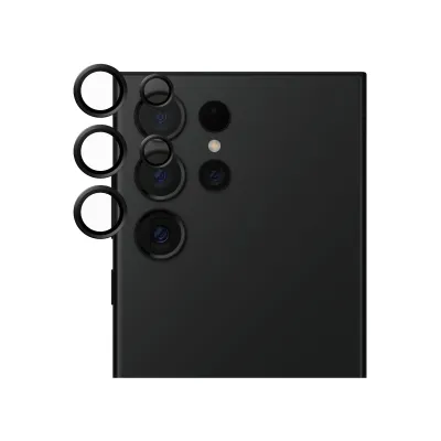 SAFE - Ochranný kryt objektívu pre Samsung Galaxy S24 Ultra, čierna