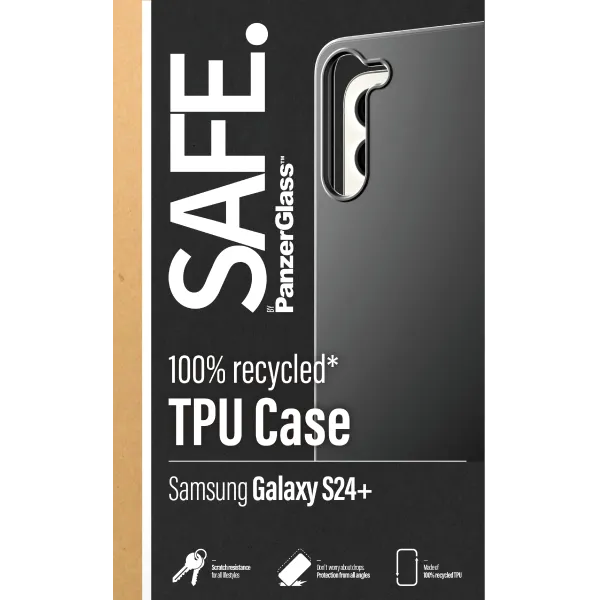 SAFE - Puzdro TPU pre Samsung Galaxy S24+, čierna