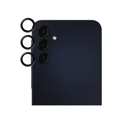 SAFE - Ochranný kryt objektívu pre Samsung Galaxy A15/A15 5G, čierna
