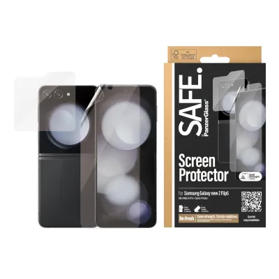 SAFE - Ochranná fólia UWF a tvrdené sklo pre Samsung Galaxy Z Flip6, číra