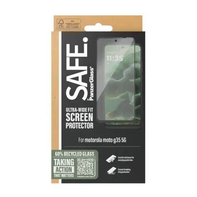 SAFE - Tvrdené sklo pre Motorola Moto G35, čierna