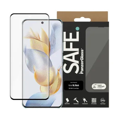SAFE - Tvrdené sklo UWF pre Honor 90 Lite, čierna