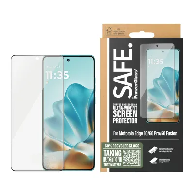 SAFE - Tvrdené sklo UWF pre Motorola Edge 60/60 Pro/60 Fusion, čierna