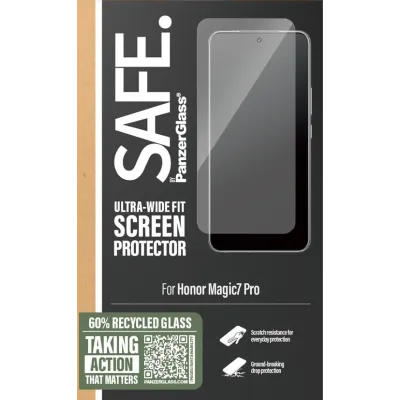 SAFE - Tvrdené sklo UWF pre Honor Magic7 Pro, čierna