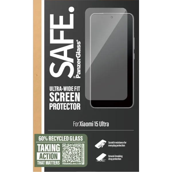 SAFE - Tvrdené sklo UWF pre Xiaomi 15 Ultra, čierna