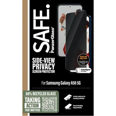 SAFE - Tvrdené sklo UWF Privacy pre Samsung Galaxy A56 5G, čierna