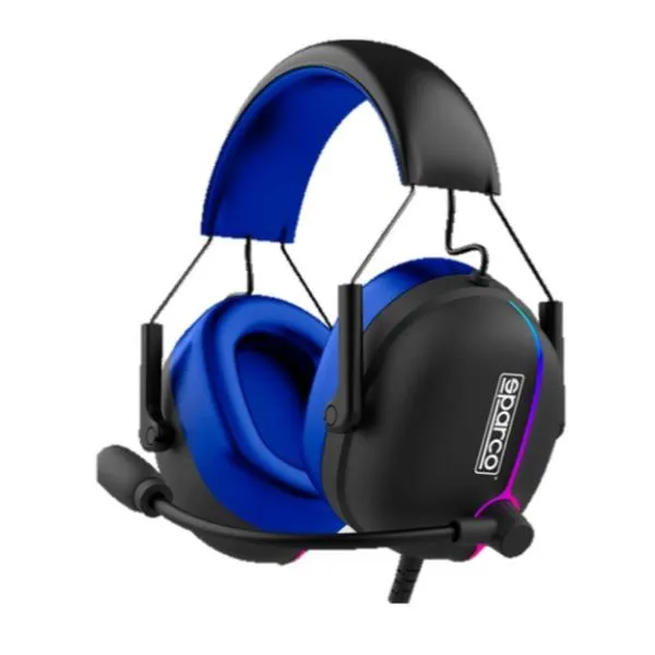 Sparco - Slúchadlá EVO GRANDPRIX, modrá/čierna