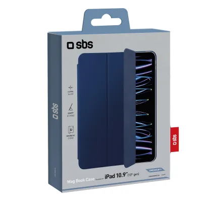 SBS - Puzdro Mag Book pre iPad 10.9", modrá
