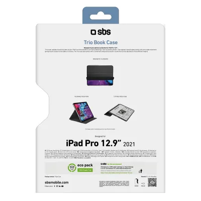 SBS - Puzdro Trio Book Pro pre iPad Pro 12,9'', čierna
