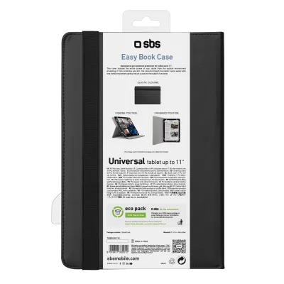 SBS - Puzdro Book Case univerzálne pre tablet do 11'', čierna