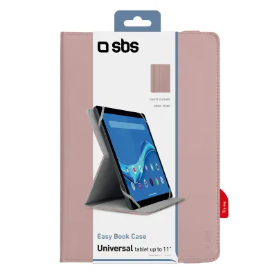 SBS - Puzdro Book Case univerzálne pre tablet do 11'', ružová
