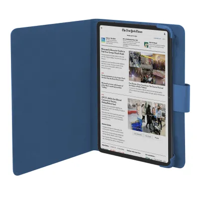 SBS - Puzdr Smart Book Premium+ pre tablet do 11'', modrá
