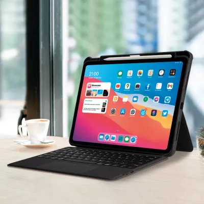SBS - Puzdro s klávesnicou a touchpadom pre iPad 10,9''/11'', čierna