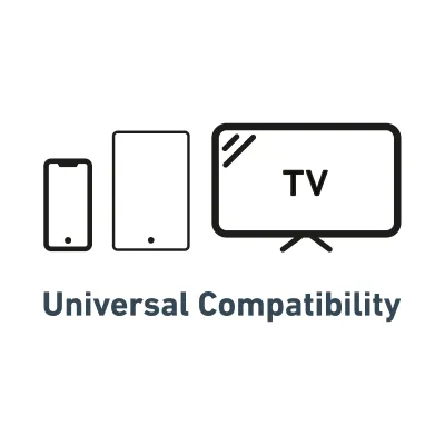 SBS - Univerzálna bezdrôtová klávesnica Ultraslim, HU, biela